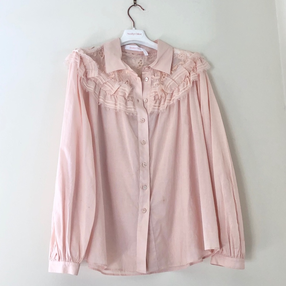 See by Chloe button down blouse